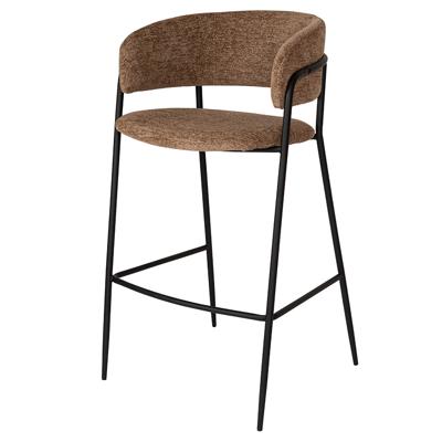 Стул Bergenson Bjorn Стул барный helning, мягкий шенилл, светло-коричневый арт. BB0001045