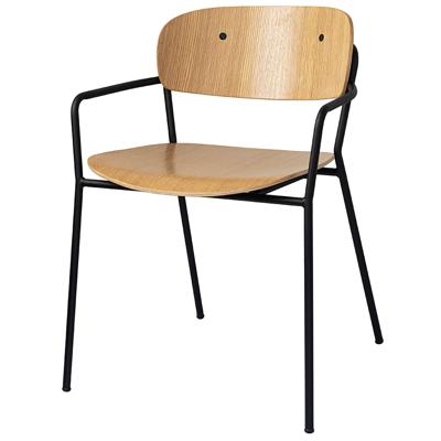 Стул Bergenson Bjorn Стул с подлокотниками torfrid, светлый орех арт. BB0001041