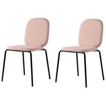 Стул Bergenson Bjorn Набор из 2 стульев oswald, рогожка, бежево-розовые арт. BECH-OSTOKYO11_set2