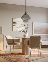 Стул Bergenson Bjorn Стул aline, шенилл, молочный арт. FH-ALN-ARMCH-PL-BG