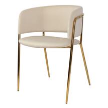 Стул Bergenson Bjorn Стул helning, велюр, латунь/бежевый арт. BB0000996