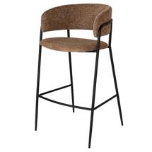 Стул Bergenson Bjorn Стул барный helning, мягкий шенилл, светло-коричневый арт. BB0001045
