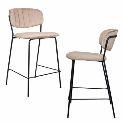 Стул Bradexhome Комплект из 2-х стульев полубарных Carol латте арт. FR 0818P