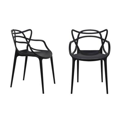 Стул Bradexhome Комплект из 2-х стульев Masters чёрный арт. FR 0134P