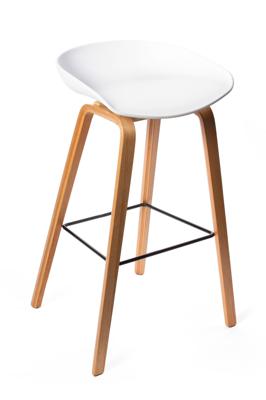 Стул Bradexhome Стул барный Quadro белый арт. FR 0088