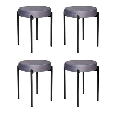 Стул Bradexhome Комплект стульев-табуретов Bug серый арт. FR 0551K