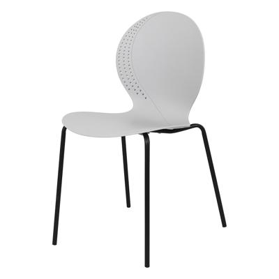 Стул Bradexhome Стул Wave серый с черными ножками арт. FR 1065