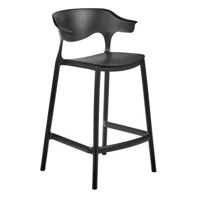 Стул Bradexhome Комплект из 2-х стульев полубарных Forma, чёрный арт. FR 0824P