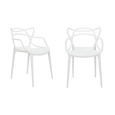 Стул Bradexhome Комплект из 2-х стульев Masters белый арт. FR 0215P