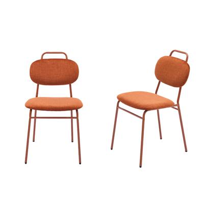 Стул Bradexhome Комплект из 2-ух стульев MOLLY разборный терракотовый арт. FR 1066P