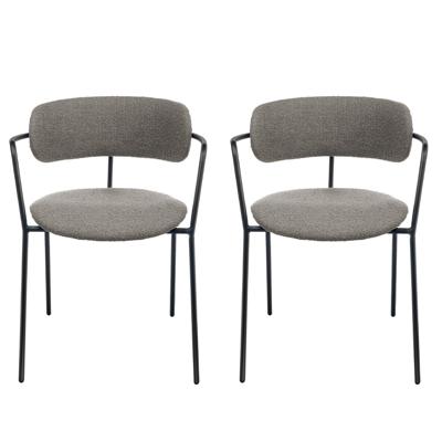 Стул Bradexhome Комплект из 2-х стульев Ant букле серый арт. RF 0864P