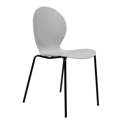 Стул Bradexhome Стул Wave серый с черными ножками арт. FR 1065