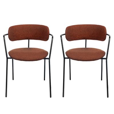 Стул Bradexhome Комплект из 2-х стульев Ant букле терракотовый арт. RF 0832P