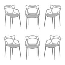 Стул Bradexhome Комплект из 6-ти стульев Masters серый арт. FR 0133S