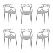 Стул Bradexhome Комплект из 6-ти стульев Masters серый арт. FR 0133S
