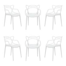 Стул Bradexhome Комплект из 6-ти стульев Masters белый арт. FR 0215S