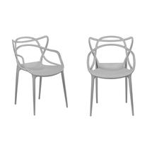 Стул Bradexhome Комплект из 2-х стульев Masters серый арт. FR 0133P