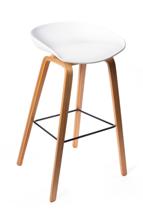 Стул Bradexhome Стул барный Quadro белый арт. FR 0088
