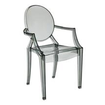 Стул Bradexhome Стул Louis Ghost прозрачный серый FR 0037Y арт. FR 0037Y