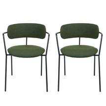 Стул Bradexhome Комплект из 2-х стульев Ant букле зелёный арт. RF 0862P