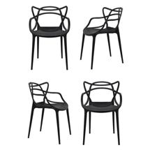 Стул Bradexhome Комплект из 4-х стульев Masters чёрный арт. FR 0134K