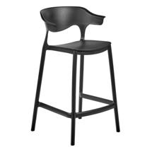 Стул Bradexhome Комплект из 2-х стульев полубарных Forma, чёрный арт. FR 0824P