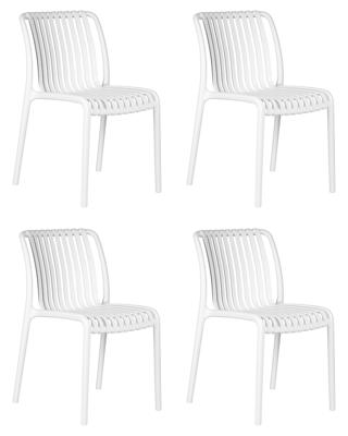 Стул DOBRIN Набор 4 шт Стул обеденный DOBRIN WALTER, белый арт. LMZL-PP776-N_P-W-02