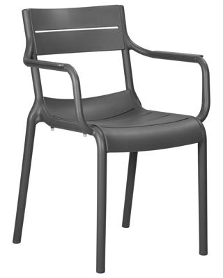 Стул DOBRIN Стул обеденный DOBRIN TIM ARM, темно-серый (GR-04) арт. LMZL-PP903_P_GR-04