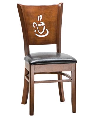 Стул DOBRIN Стул обеденный DOBRIN JERRY, шоколад, чёрный арт. LMU-2131_TR_EL-black