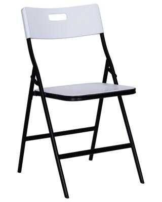 белое сиденье, черное основание · арт. LMY-PP103_B-M_P-white