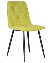 Стул DOBRIN Стул обеденный DOBRIN CHILLY ROMBO, Лайм Simple 14, основание черное арт. A006