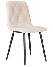Стул DOBRIN Стул обеденный DOBRIN CHILLY ROMBO, Бежевый Simple 44, основание черный арт. A006