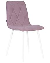 Стул DOBRIN Стул обеденный DOBRIN CHILLY ROMBO, Лавандовый Simple 48, основание белый арт. A006