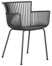 Стул DOBRIN Стул обеденный DOBRIN ROSS, темно-серый (GR-04) без подушки арт. LMZL-PP778F_M_GR-04