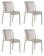 Стул DOBRIN Набор 4 шт Стул обеденный DOBRIN WALTER, бежевый арт. LMZL-PP776-N_P-GR-03