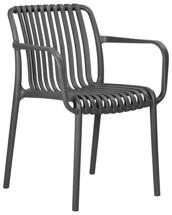 Стул DOBRIN Стул обеденный DOBRIN WALTER ARM, темно-серый (GR-04) арт. LMZL-PP776A_P_GR-04