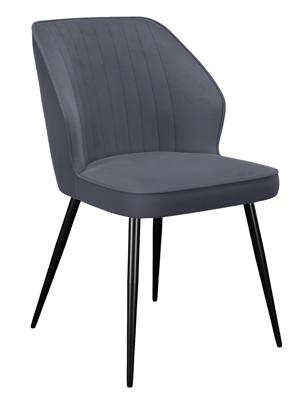 Стул DikLine 222 B28 ANTRACITE, ножки черные арт. 00-00059808
