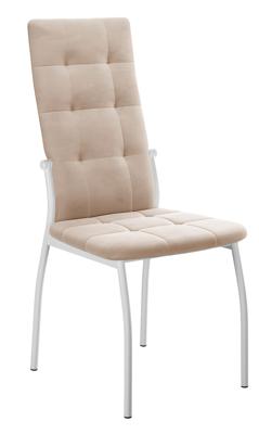 Стул DikLine ГАЛС-М каркас белый/ B03 BEIGE арт. 00-00058931