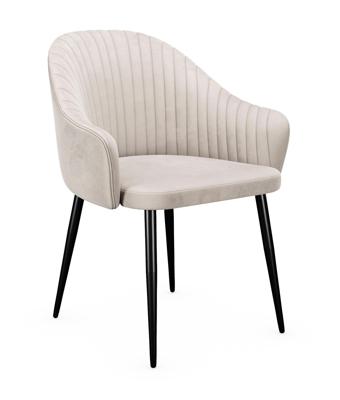 Стул DikLine 440М C103 крем, ножки черные арт. 00-00085605