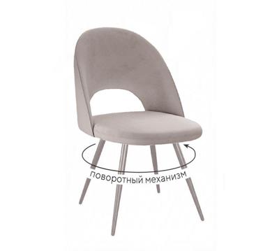 Стул DikLine 383 поворотный B03 BEIGE, ножки капучино арт. 00-00086677