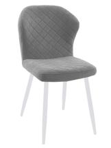 Стул DikLine 239М B22 GREY, ножки белые арт. 00-00063231