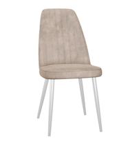 Стул DikLine 326 B03 BEIGE, ножки белые арт. 00-00074243