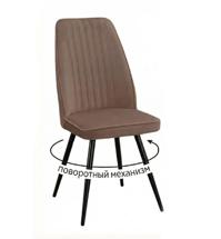 Стул DikLine 327 поворотный B5 LATTE, ножки черные арт. 00-00084787
