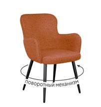 Стул DikLine 503 поворотный NS Rust терракотовый, ножки черные арт. 00-00084773