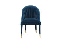 Стул Garda Decor 48MY-3607-1 BLU GO Стул велюр синий 55*64*89см арт. 48MY-3607-1 BLU GO