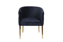 Стул Garda Decor GY-AC8200GOLD-B Стул велюр синий/золото 67*69*78см арт. GY-AC8200GOLD-B