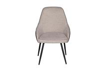Стул Garda Decor 30C-DX-1913 BGE Стул серая рогожка 57*66*85 см, спинка экокожа арт. 30C-DX-1913 BGE