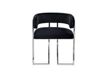 Стул Garda Decor GY-8504STUL-CHERN Стул велюр черный/хром 61*60*74см арт. GY-8504STUL-CHERN