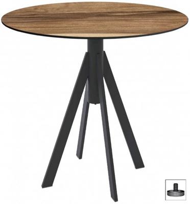 Стул Genart арт. GEN/FL101/R9005-HPL90/4525/FT01