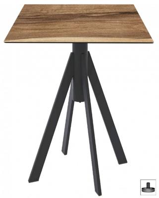 Стул Genart арт. GEN/FL101/R9005-HPL6969/4525/FT01